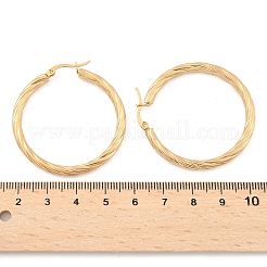 304 Stainless Steel Hoop Earrings&nbsp;EJEW-H322-17G