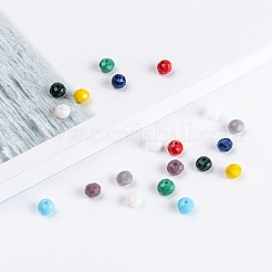 Opaque Solid Color Glass Beads&nbsp;EGLA-X0006-01D-6mm