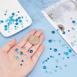 6000個、10つのスタイルの尖った背面のアクリルラインストーンカボション  多面カット  ダイヤモンド形状  ミックスカラー  4.5~8x2.5~4mm&nbsp;TACR-GA0001-07C