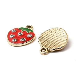 UV Plating Alloy Enamel Pendants&nbsp;FIND-A054-10C-G