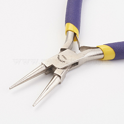 アクセサリー工具ニッパー/ヤットコ  鉄丸ペンチ  117x77.5x9mm&nbsp;PT-WH0001-07