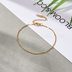 Ion Plating(IP) 304 Stainless Steel Figaro Chains Bracelets&nbsp;BJEW-JB06268