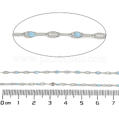 Brass Dapped Chains&nbsp;AJEW-Q153-02P-08