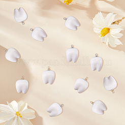 20Pcs 2 Colors Opaque Resin Pendants&nbsp;RESI-SC0006-94