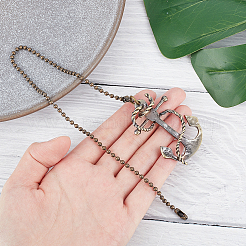 Alloy Ceiling Fan Pull Chain Extenders&nbsp;FIND-WH0152-379