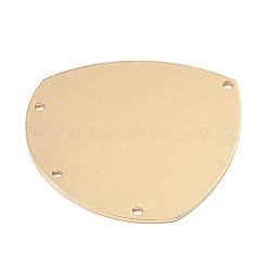 Brass 4-Hole Teardrop Chandelier Component Links&nbsp;KK-E805-02G
