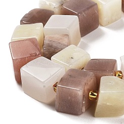 Natural Multi-Moonstone Beads Strands&nbsp;G-G053-B03-01