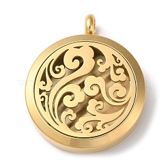 Ion Plating(IP) 316 Surgical Stainless Steel Diffuser Locket Pendants&nbsp;STAS-H342-04G