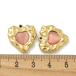 304 Stainless Steel Pendants&nbsp;STAS-L022-046G-02