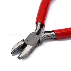 45＃鋼のアクセサリーのペンチ  サイドカッティングプライヤー  フェロニッケル  レッド  11x5.1~5.3x0.95~1cm&nbsp;PT-C002-04A