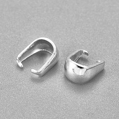 304ステンレススチールスナップオンベイル  銀  7x6x4mm  ピン：1mm&nbsp;STAS-P223-04S