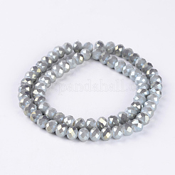 Electroplate Glass Beads Strands&nbsp;EGLA-A034-J2mm-Y02