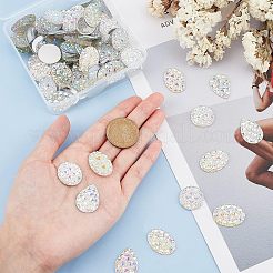 90Pcs 3 Style Resin Cabochons&nbsp;CRES-CA0001-04