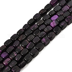 Natural Dyed White Jade(Imitation Charoite) Beads Strands&nbsp;GG-CBA0743-D02-02
