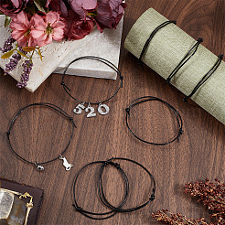 60Pcs Mixed Size Adjustable DIY Imitation Leather Bracelet Making&nbsp;BJEW-SP0001-05
