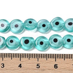Handmade Evil Eye Lampwork Beads Strands&nbsp;LAMP-G164-10B-01