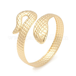 Snake Alloy Cuff Bangles for Women&nbsp;BJEW-G745-01G