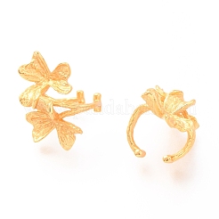 925 Sterling Silver Cuff Earrings&nbsp;EJEW-H124-15G