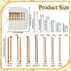 7Pairs 7 Styles Bamboo Knitting Needles&nbsp;TOOL-JOY0001-01
