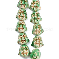 Buddhist Dyed Synthetic Turquoise Beads Strands&nbsp;GG-CBAAE19-01