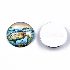 Glass Cabochons&nbsp;GGLA-S036-20A