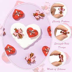 10Pcs 2 Colors Silicone Beads&nbsp;SIL-SZ0004-18
