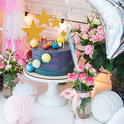 10 Boxs Paper Cake Insert Card Decoration&nbsp;AJEW-NB0007-11B