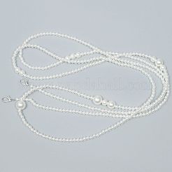 Plastic Imitation Pearl Round Beaded Waist Belly Long Chains for Women&nbsp;FS-WGCCA32-01