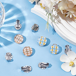 30Pcs 304 Stainless Steel Clip-on Earring Setting&nbsp;STAS-SC0008-38