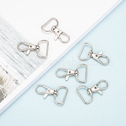 Zinc Alloy Swivel D Rings Lobster Claw Clasps&nbsp;E341-8