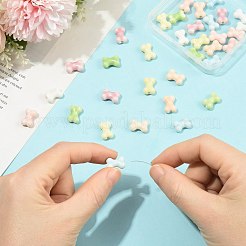 42Pcs 7 Colors Handmade Porcelain Beads&nbsp;PORC-FS0001-57