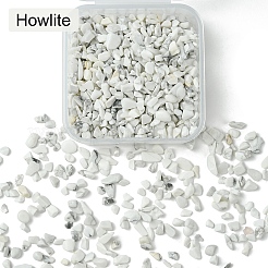 50G Natural Howlite Chip Beads&nbsp;G-YW0001-70