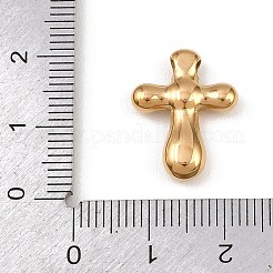 304ステンレスペンダント  クロス  イオンプレーティング（ip）  ミックスカラー  18.5x14.5x4mm  穴：2mm&nbsp;STAS-P429-03