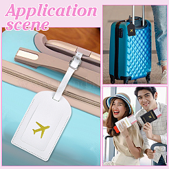 8Pcs 2 Colors PU Leather Luggage Tag and Passport Cover Sets&nbsp;AJEW-GO0002-74
