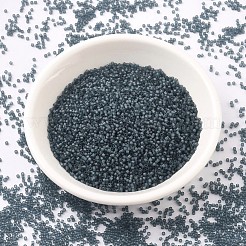 MIYUKIデリカビーズ  シリンダー  日本製シードビーズ  11/0  （db0387)マット透明モンタナ光沢  1.3x1.6mm  穴：0.8mm  約2000個/10g&nbsp;X-SEED-J020-DB0387