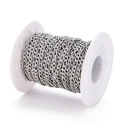 Tarnish Resistant 304 Stainless Steel Figaro Chain&nbsp;CHS-M003-12P-D