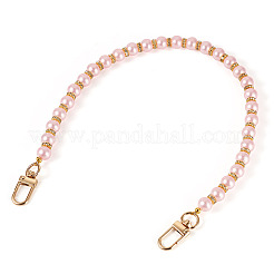 Round Plastic Imitation Pearl Beads Bag Extender Chains&nbsp;HJEW-TAC0083