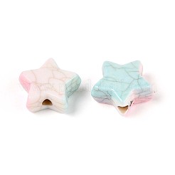 Crackle Opaque Acrylic Beads&nbsp;OACR-N152-03