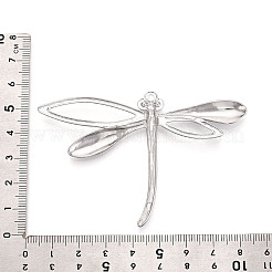 304 Stainless Steel Dragonfly Pendant Cabochon Settings&nbsp;STAS-T069-24P