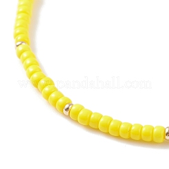 5Pcs 5 Colors MIYUKI Seed Beaded Stretch Bracelets Set with Evil Eye&nbsp;BJEW-TA00055