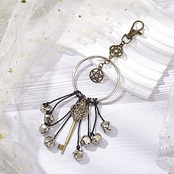 Alloy Star & Ring Pendant Decorations&nbsp;HJEW-JM02170-02
