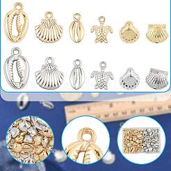 120Pcs 12 Styles CCB Plastic Pendants Sets&nbsp;CCB-FS0001-14