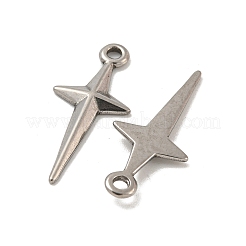 Non-Tarnish 304 Stainless Steel Pendants&nbsp;STAS-O004-06C-P