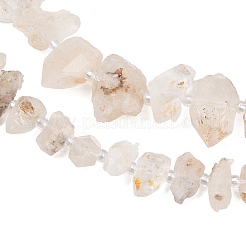 Natural Herkimer Diamond Beads Strands&nbsp;GG-CBA533A-A01-02