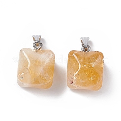 Natural Citrine Pendants&nbsp;G-C002-02G