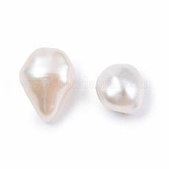 天然バロックケシパールビーズ  淡水パールビーズ  穴がない  ナゲット  リネン  6.5~10x6.5~8x6.5~8mm&nbsp;PEAR-N020-P11