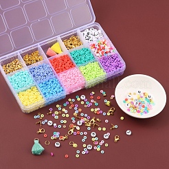DIY Heishi Beads Jewelry Set Making Kit&nbsp;DIY-YW0005-25