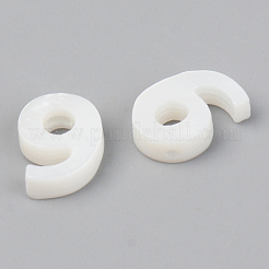 天然淡水シェルビーズ  トップドリルビーズ  数  10x7.5x3mm  穴：0.8mm&nbsp;SSHEL-R048-005-09