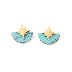304 Stainless Steel Stud Earrings&nbsp;EJEW-Z089-37A-G