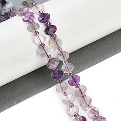 Natural Colorful Fluorite Beads Strands&nbsp;G-G182-F01-01